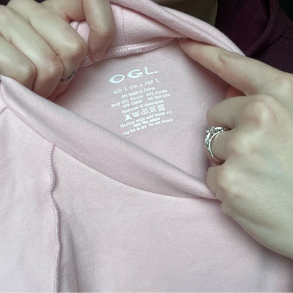 SOFT Baby Pink Mockneck Long Sleeve - Picture 4 of 4